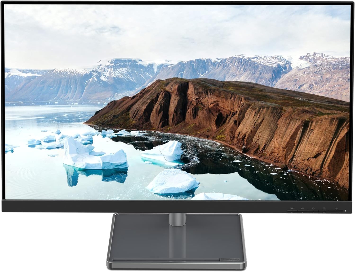 Lenovo L27m-30-2022 - Everyday Monitor - 27 Inch FHD - 75 Hz - AMD FreeSync - Low Blue Light Certified - Tilt Stand - Integrated Speakers - HMDI & VGA & USB-C,Grey