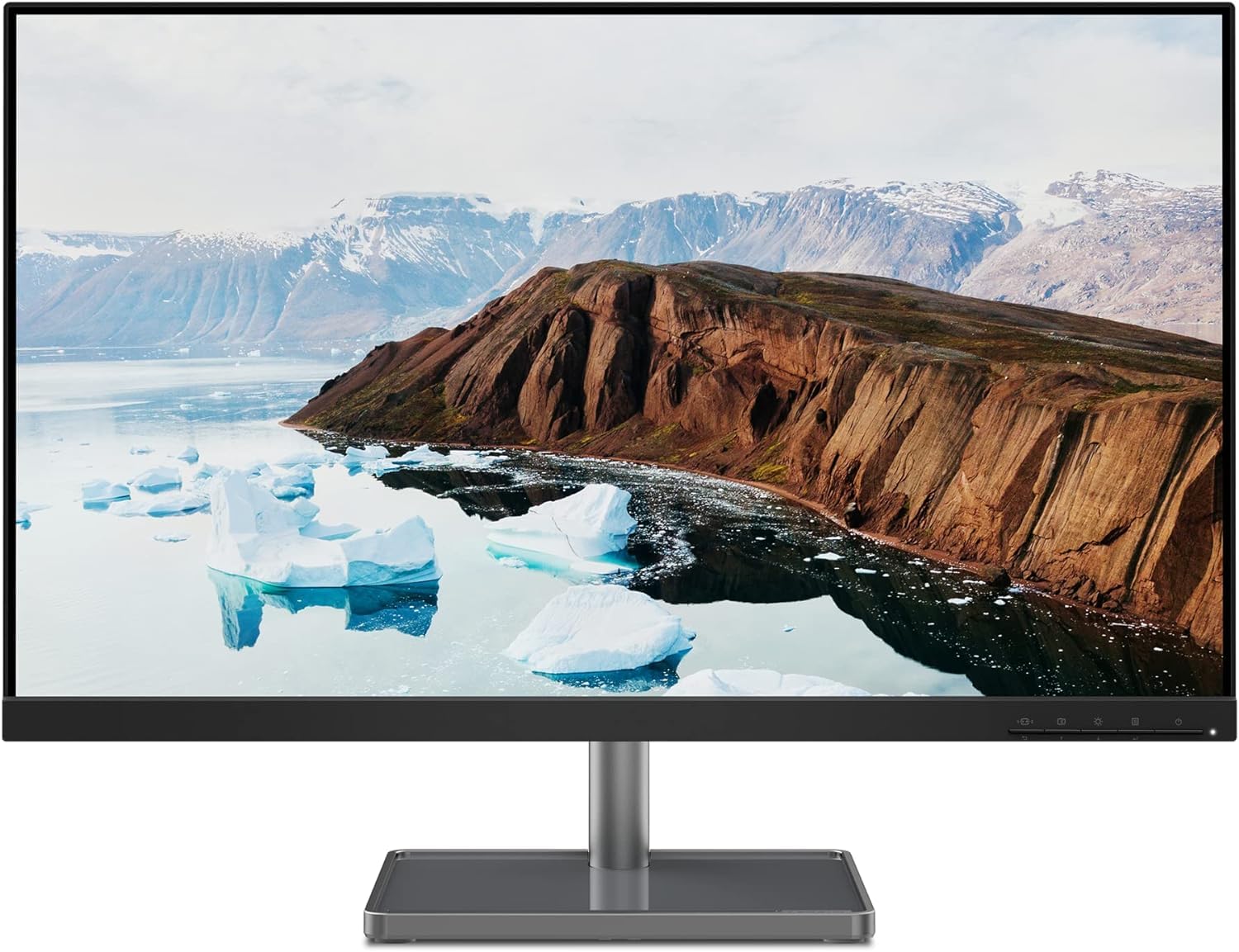 Lenovo L27m-30-2022 - Everyday Monitor - 27 Inch FHD - 75 Hz - AMD FreeSync - Low Blue Light Certified - Tilt Stand - Integrated Speakers - HMDI & VGA & USB-C,Grey