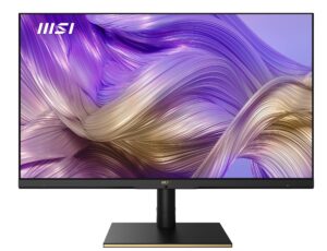 msi summit ms321up, 32" monitor, 3840 x 2160 (uhd), ips, 60hz, vesa certified displayhdr 600, 4ms, hdmi, displayport, usb c, tilt, swivel, height adjustable