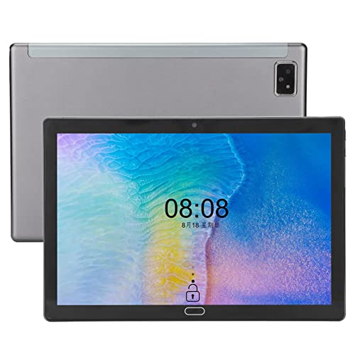 ASHATA Tablet 10.1 Inch, 64GB Android 10.1 IPS HD Display Tablets, 4GB ROM, GMS 3G 4G Dual SIM Tablet, 5G WiFi 6000mAh, 2 MP 5 MP Camera, Gifts for Kids Teenager(US)