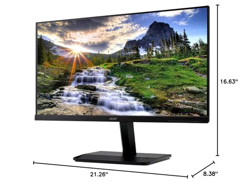 Acer 23.8” Full HD (1920 x 1080) Widescreen VA Display Monitor (HDMI Port & VGA Port) - Black