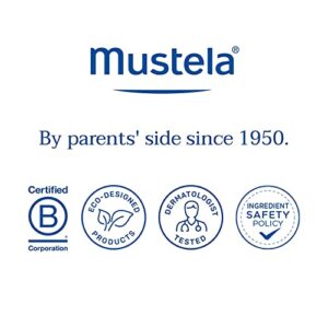 Mustela Reusable & Washable Baby Eco-Wipes - 100% Organic GOTS Certified Cotton Pads for Quick Cleanups or Makeup Removal - 6 counts (3 Large & 3 Small)