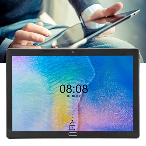 ASHATA Tablet 10.1 Inch, 64GB Android 10.1 IPS HD Display Tablets, 4GB ROM, GMS 3G 4G Dual SIM Tablet, 5G WiFi 6000mAh, 2 MP 5 MP Camera, Gifts for Kids Teenager(US)