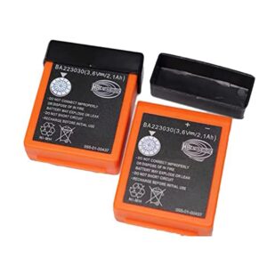 (Pack of 4) HBC Remote Control Rechargeable Battery BA223030 3.6V 2100mAh for Crane Remote Control