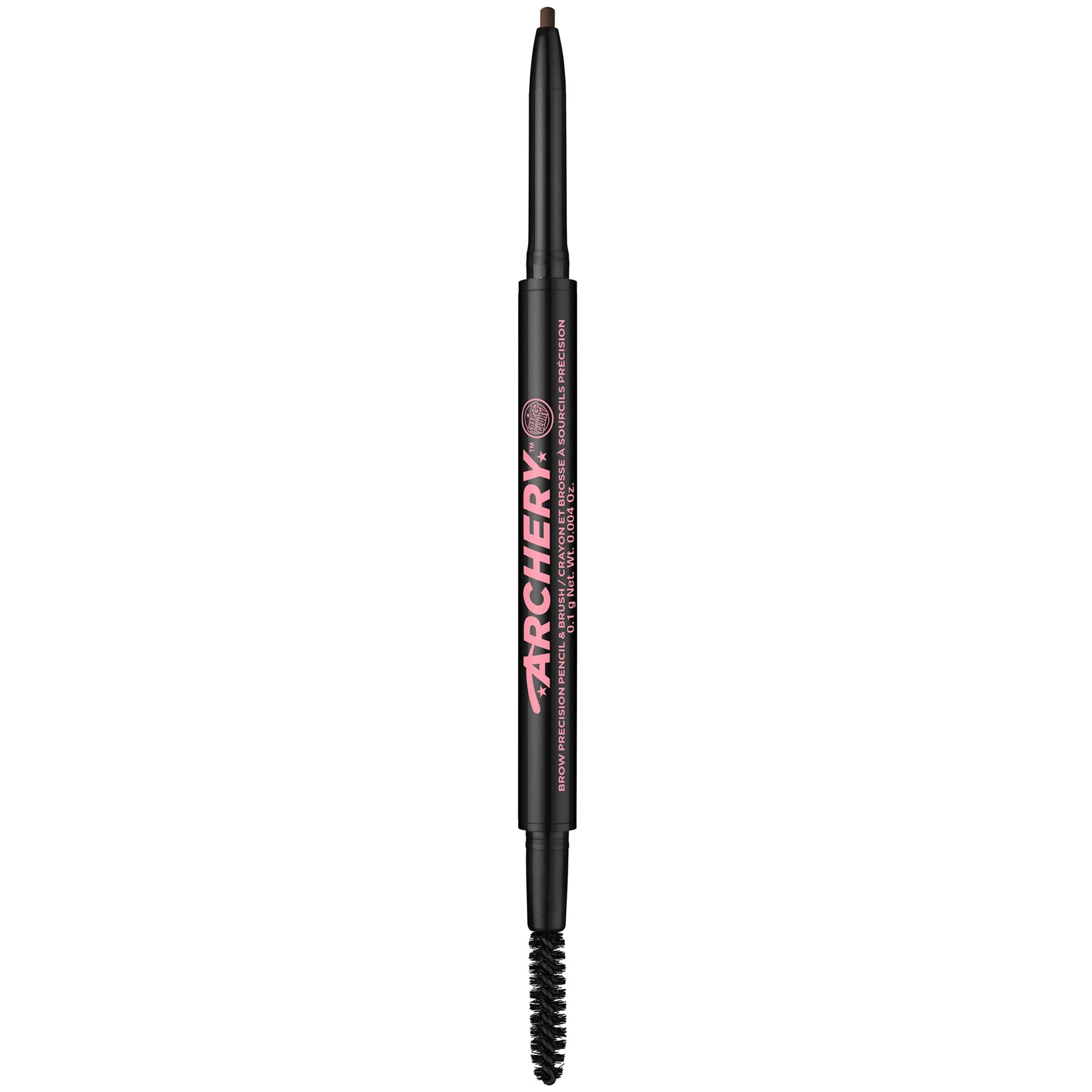 Soap & Glory Archery Brow Precision Pencil & Brush in Dark Brown - Eyebrow Pencil for Shaping + Defining Eyebrows - Eye Brow Brush & Pencil For Full Brows (1 count)