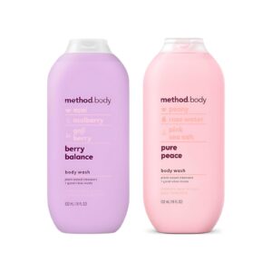 method body wash (pure peace + berry balance)