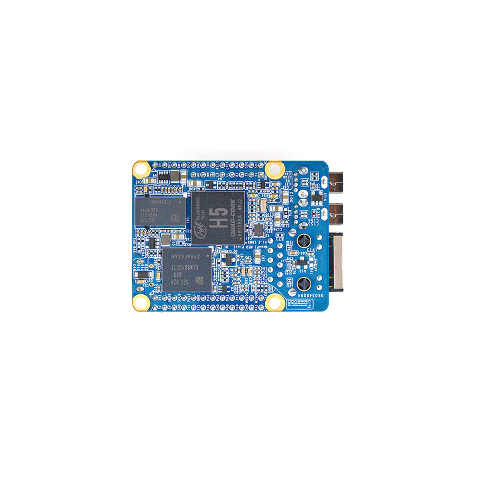 WayPonDEV NanoPi NEO Plus2 Open Source 64-bit Mali450 GPU DDR3 Allwinner H5 Single Board Computer Super Tiny ARM Board Support Ubuntu Linux Armbian (512MB RAM+8GB eMMC)