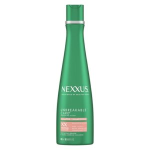 nexxus unbreakable care anti-breakage shampoo with keratin, collagen, biotin for fine and thin hair sulfate free shampoo 13.5 oz