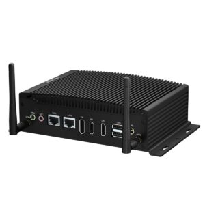 VENOEN Fanless Mini PC, Industrial PC, Core i5 8260U, W11 Pro, 3-Display, 2X HD, DP, GPIO, RS232/485 COM, Dual LAN, M.2 WiFi AC, BT4.2, 4G Model Slot, RAID, Auto Power On, 16GB RAM 512GB M.2 SSD