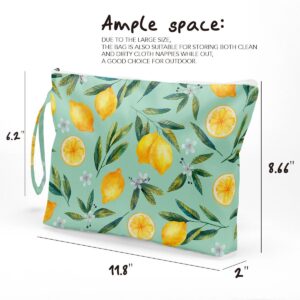 Cosmetic bags, toiletries bags, waterproof large capacity travel makeup bags, zipper bags favored by women, girls, moms, wives, sisters, friends, lemon decoration lemon parties