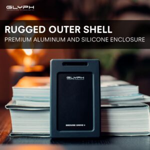 Glyph SecureDrive+ 2TB Professional Encrypted Rugged Mobile SSD with Bluetooth