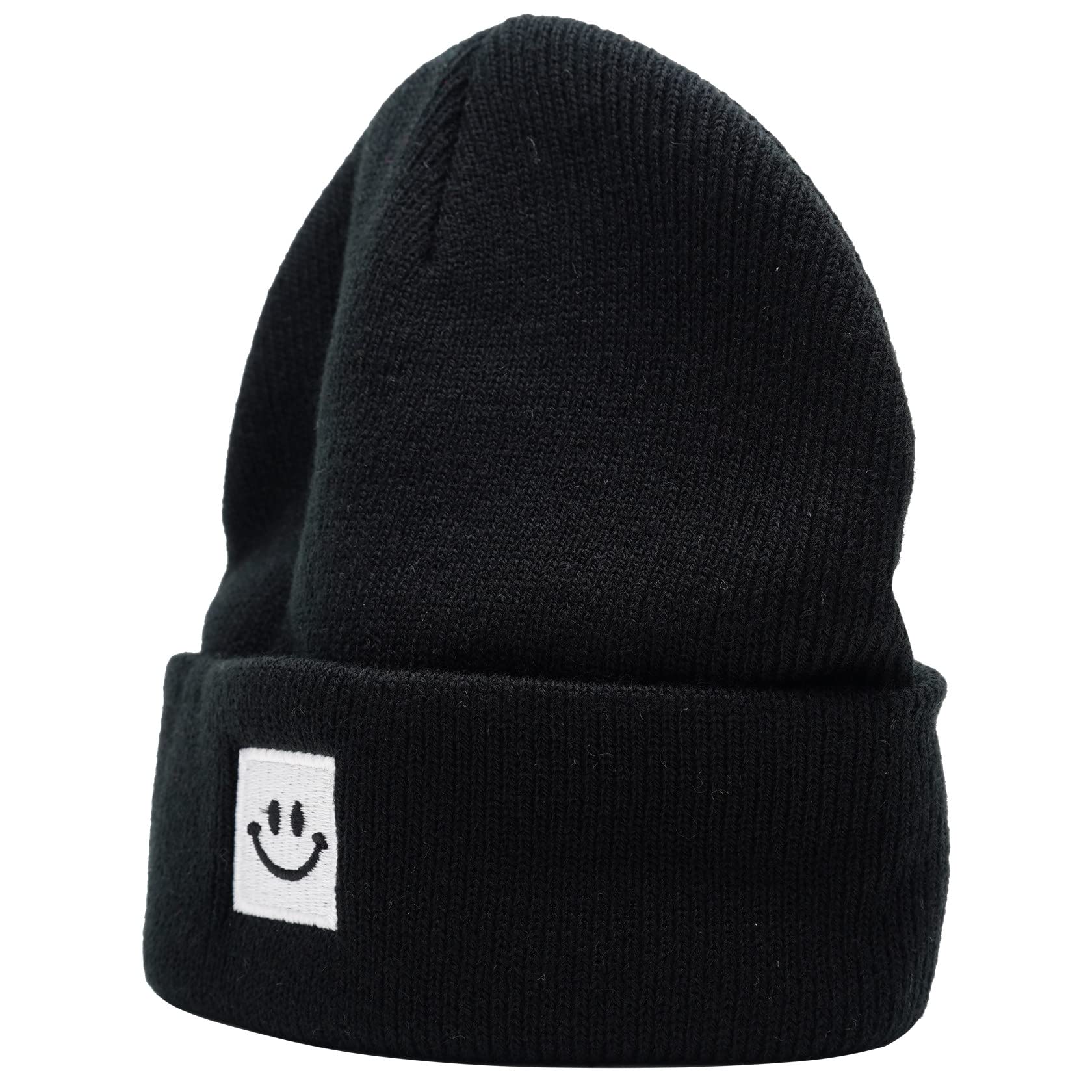 55cube Baby Beanie 0-6 Months Black