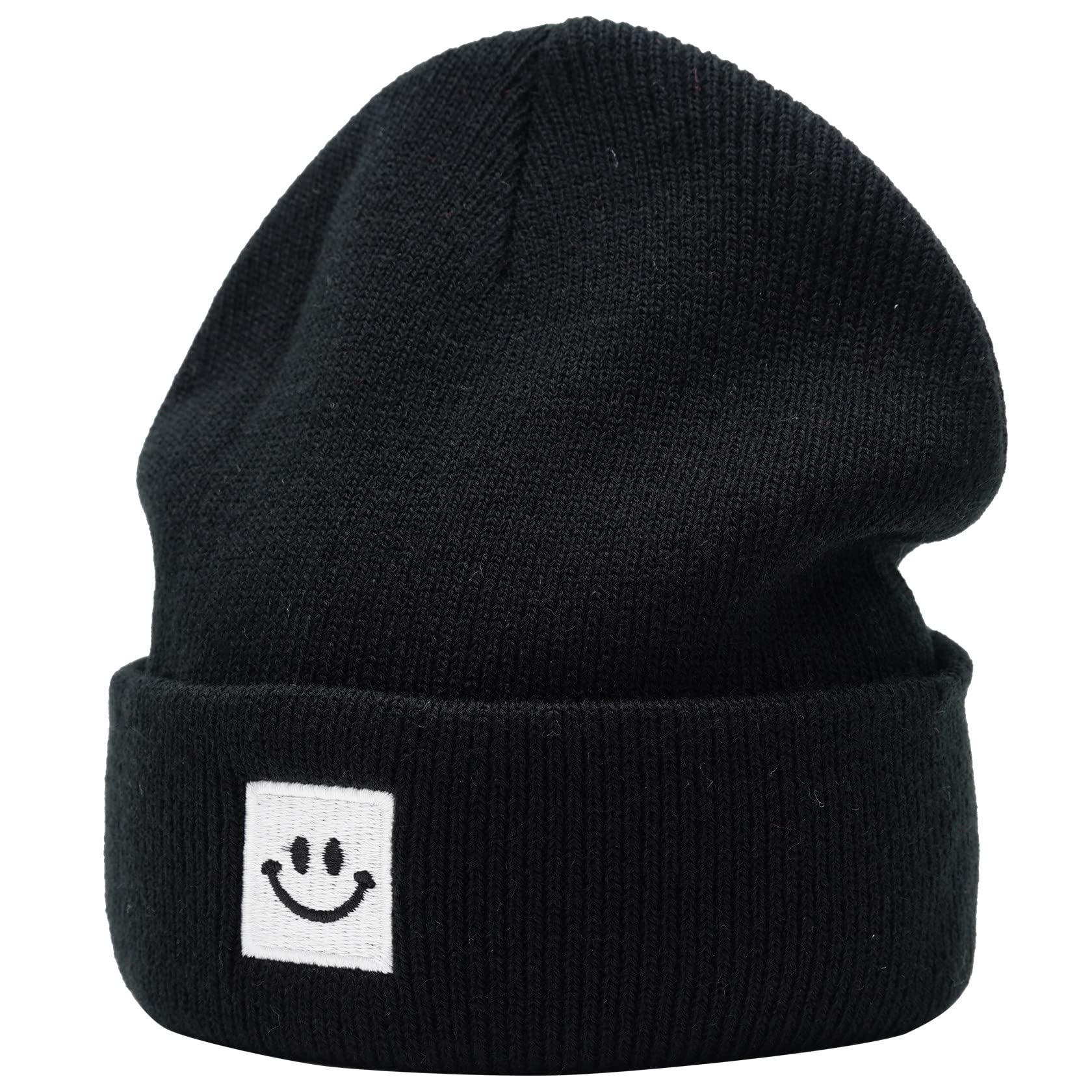 55cube Baby Beanie 0-6 Months Black