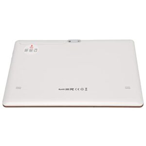 4G Calling Tablet, White 4GBRAM64GBROM 128 GB TF Card Tablet PC for Entertainment for Office Work US Plug