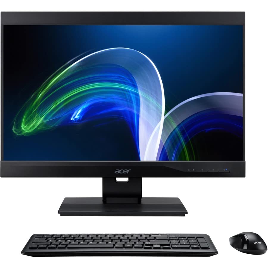 Acer Veriton Z4880G-I51140S1 All-in-One Computer - Intel Core i5 11th Gen i5-11400 Hexa-core (6 Core) 2.60 GHz - 16 GB RAM DDR4 SDRAM - 512 GB PCI Express SSD - 23.8" Full HD 1920 x 1080 - Desktop -