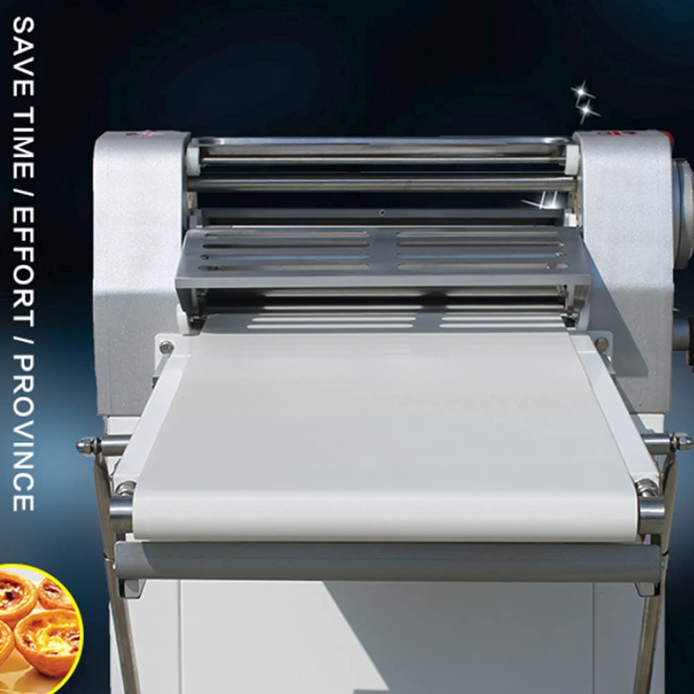 HayWHNKN Dough Sheeter Commercial Pizza Dough Roller Sheeter 20'' Reversible Foldable Dough Sheeter 0.06''-1.4'' Thickness Pasta Machine Croissant Pastry Danish Puff Pastry Bakery Roller 220V