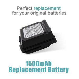 CD-15A Chager & FNB-80Li Replacement Battery Compatible for Yaesu VX-7r VX-6r VX-5r etc Two Way Radio Accessories