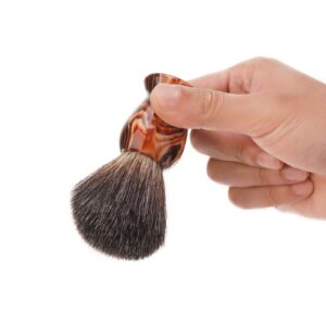 CSB Handmade Badger Hair Shaving Brush with Colorful Resin Handle - Shaving Brushes for Men