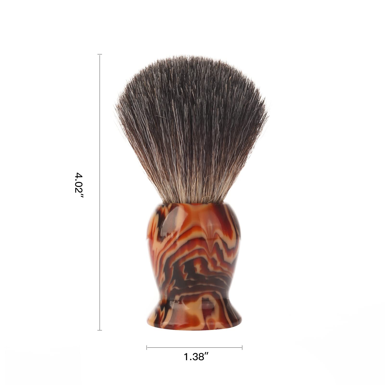 CSB Handmade Badger Hair Shaving Brush with Colorful Resin Handle - Shaving Brushes for Men