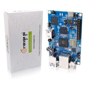 orange pi 3 lts 2gb lpddr3 allwinner h6 flash 4-core 64 bit with 8gb emmc flash single board computer, support dual-band wifi and bluetooth 5.0 development board run android/ubuntu.. (pi 3 lts)