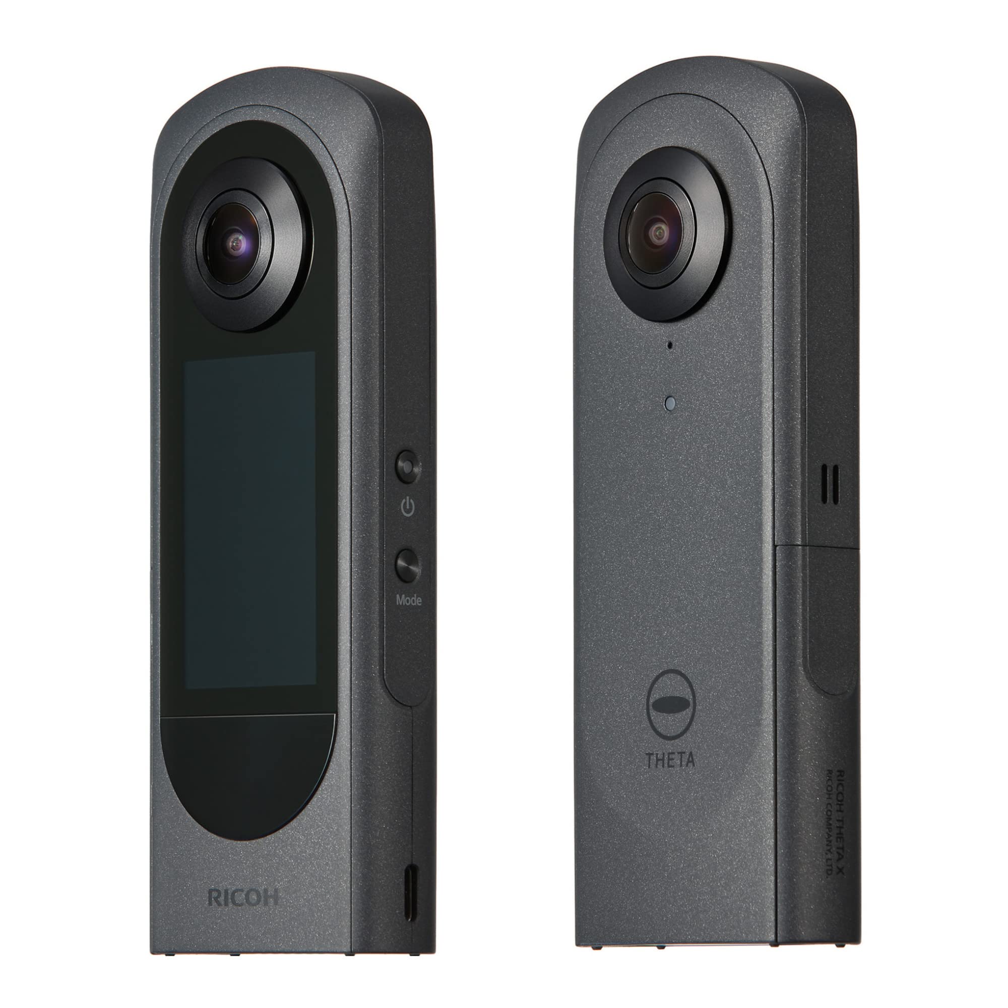 Ricoh Theta X 360-Degree Camera Bundle with Lens Cap for Theta X and Photo, Video and Art Software Suite (3 Items)