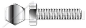 (10 pcs) m24-3.0 x 55mm din 933 / iso 4017, metric, hex head cap screws bolts, full thread, a4-80 stainless steel