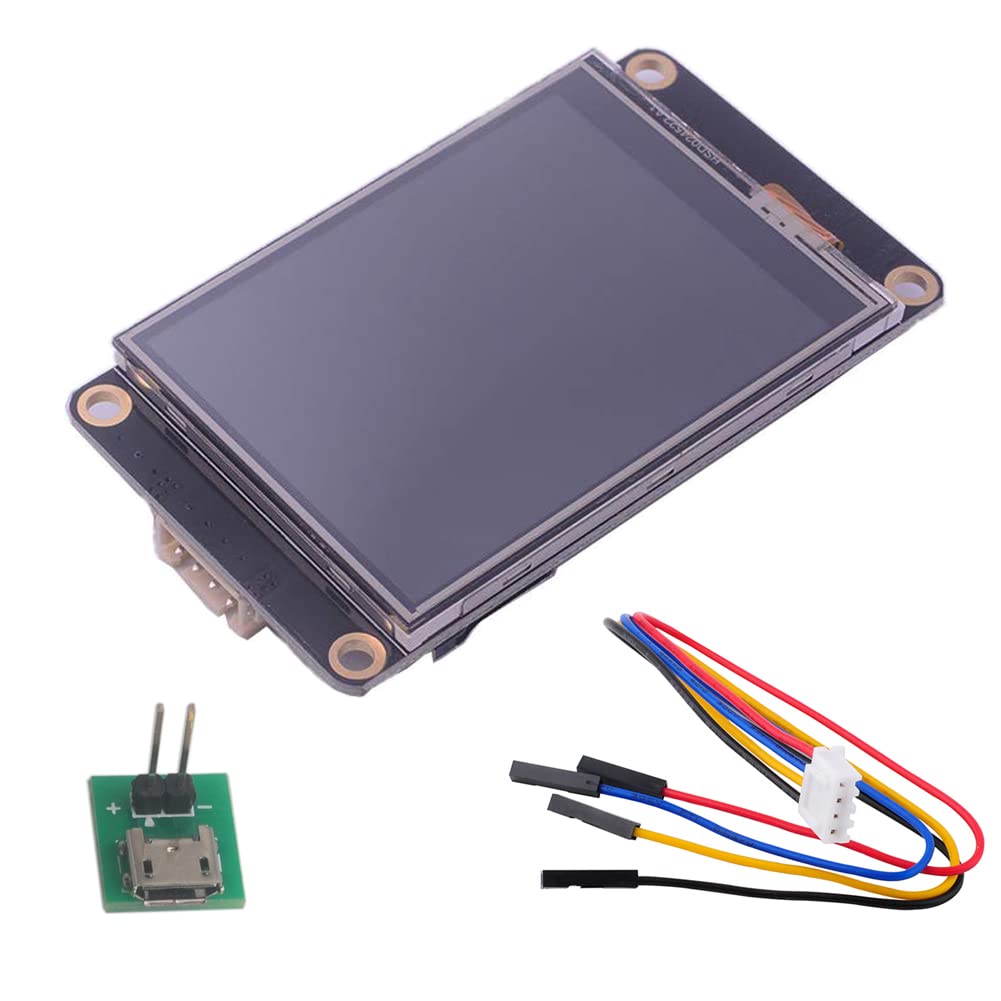 DIYmalls Nextion Enhanced 3.2 inch HMI Display Resistive Touch Screen 5V TFT LCD 400x240 for Arduino ESP32 (NX4024K032)