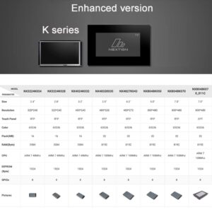 DIYmalls Nextion Enhanced 3.2 inch HMI Display Resistive Touch Screen 5V TFT LCD 400x240 for Arduino ESP32 (NX4024K032)