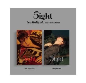 lee jin hyuk - 5th mini album 5ight cd+folded poster (deeper ver.)