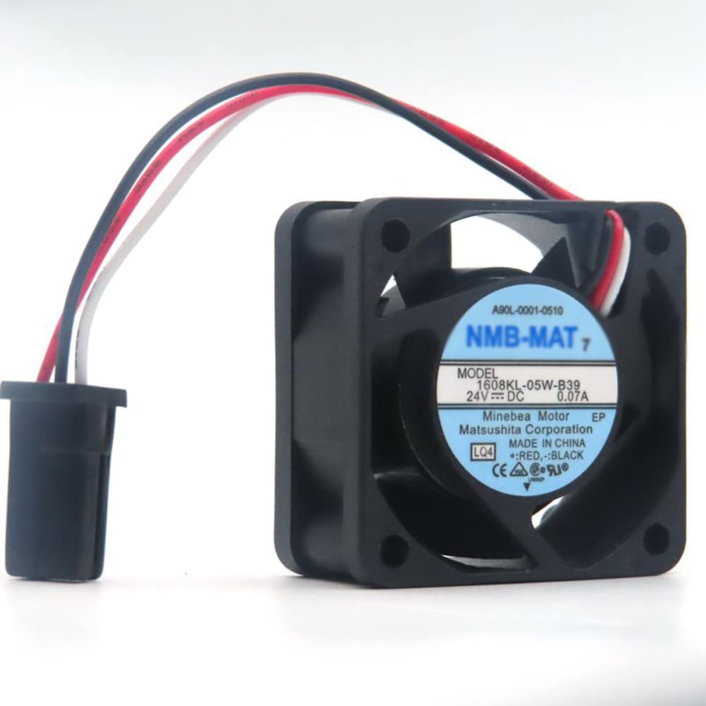 A90L-0001-0510 1608KL-05W-B39 24v 0.07/0.08a 40mm 4020 FANUC Cooling Fan (0.07A Black Plug)