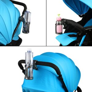 Accmor Universal Stroller Cup Holder Bundle Set, Bike Cup Holder, Drinks Holder for Stroller, Bicycle, Wheelchair, Walker, Scooter