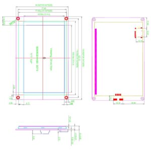 DIYmalls Nextion 5 inch HMI Display Resistive Touch Screen 5V TFT LCD 800x480 for Arduino ESP32 Board (NX8048T050)