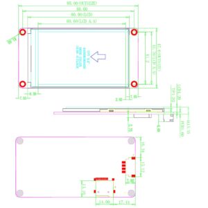 DIYmalls Nextion Enhanced 3.2 inch HMI Display Resistive Touch Screen 5V TFT LCD 400x240 for Arduino ESP32 (NX4024K032)