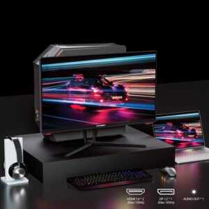 INNOCN 27G1G 27" Gaming Monitor 165Hz / 144Hz / 120Hz 1920 x 1080P FHD 1ms Fast IPS G-Sync Compatible HDMI DisplayPort 99% sRGB LED Computer PC Gaming Monitor, Eye Care, VESA Mountable, Black