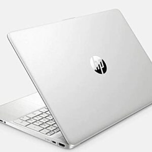 HP 2022 15.6" FHD IPS Touchscreen Laptop PC Intel 11th Gen Quad-Core i7-1165G7 64GB DDR4 RAM 2TB NVMe SSD Intel Iris Xe Graphics WiFi AC BT Webcam HDMI USB-C Silver Windows 11 Pro w/RE Accessories