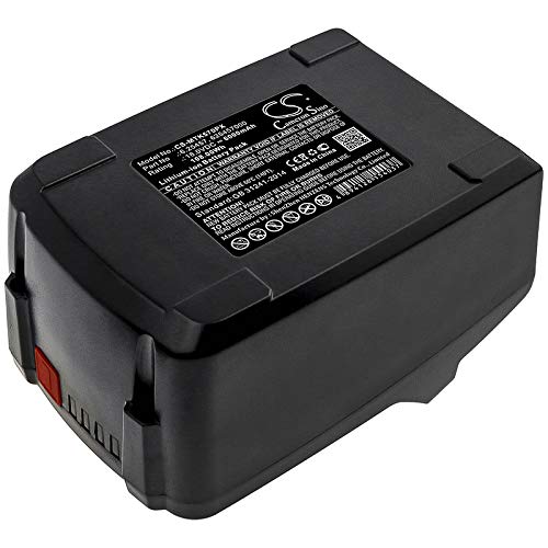 RWMM 6000mAh Replacement Battery Compatible with Metabo 625591000, 625592000, 625596000 SSD 18 LTX, SSD 18 LTX 200 BL, SSD18 LT, SSD18 LTX, SSE 18 LTX Compact, SSW 18, SSW 18 LT