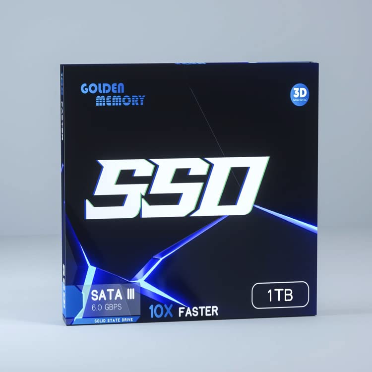 Golden Memory 2.5" SSD 1TB, SATA III 6.0 Gbps - Internal Solid State Drive