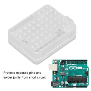 Electronic housing, Circuit Board housing, Fast Cooling, Reserved Holes with 4 Screws for DIY Transparent