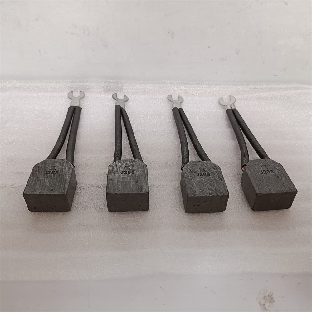 JWDAWN 4Pcs Dual Wires Motor Carbon Brush Graphite Brush 16 * 25 * 30 16x25x30 mm for Electric Forklift Pallet Truck Stacker Motor Accessories