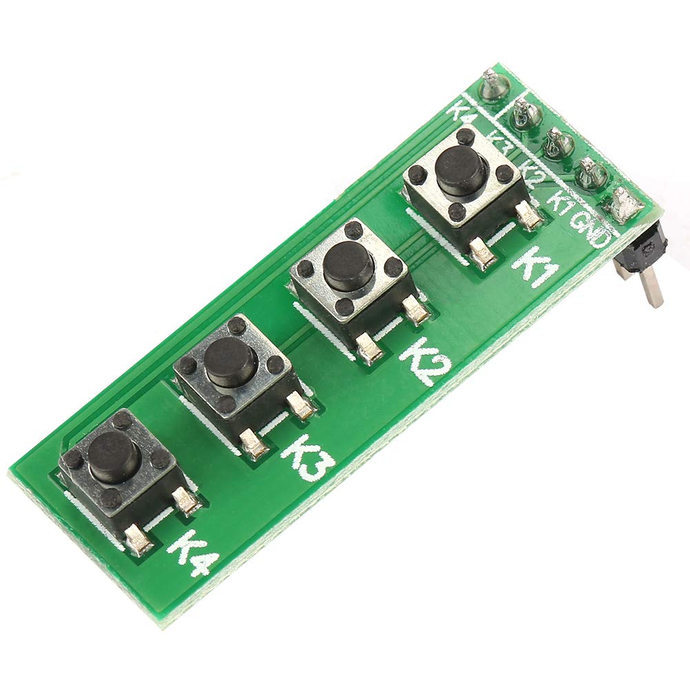 4 Key Keyboard Module Universal Dumpling Press 4 Key Push Button Switch Module Keyboard Board for DIY Accessory Kit DC 0-48V