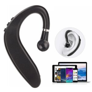 Bluetooth Headset,Bluetooth 5.2 Headset Waterproof Ultralight Hands Single Ear Business Earphone for Sport D