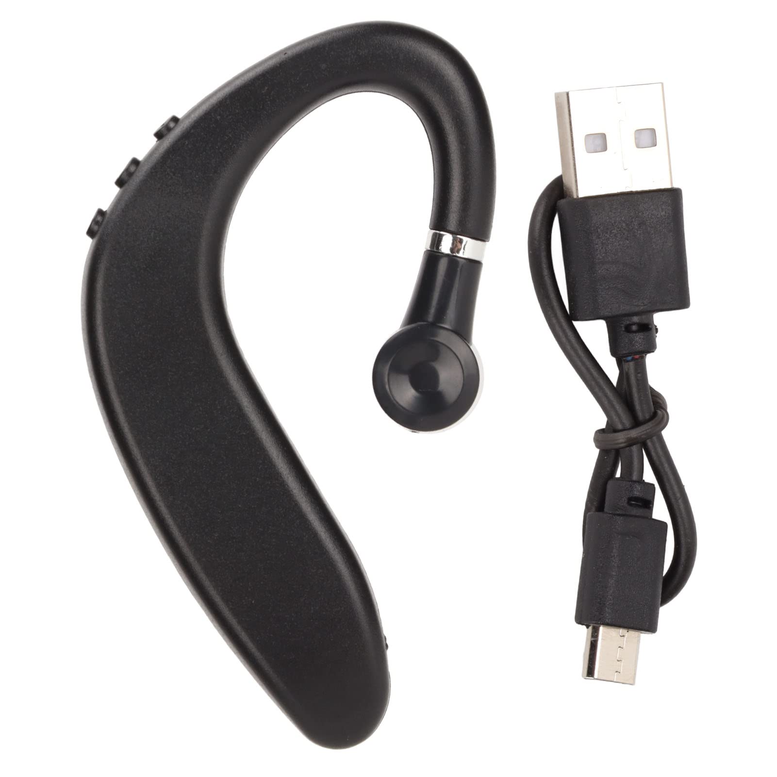 Bluetooth Headset,Bluetooth 5.2 Headset Waterproof Ultralight Hands Single Ear Business Earphone for Sport D