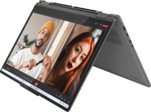 lenovo 2024 yoga 7 2-in-1 16” wuxga ips touch laptop 12-core intel core ultra 7 155u 16gb lpddr5 512gb ssd thunderbolt 4 usb-c w/dp wifi ax bt webcam hdmi2.1 backlit kb fingerprint windows 10 pro