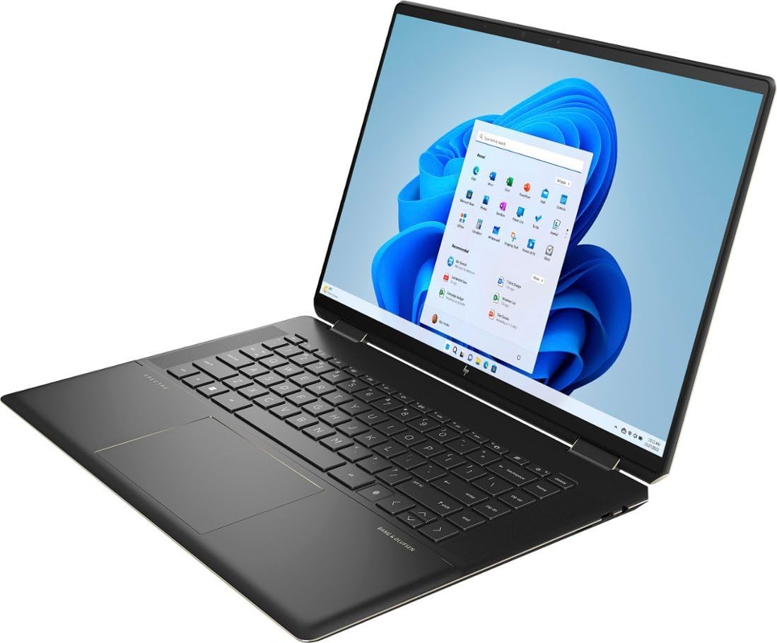 HP 2023 Spectre 16” 3K+ IPS Touch 2-in-1 Laptop 14-Core Intel i7-13700H Iris Xe Graphics 16GB DDR4 1TB NVMe SSD 2xThunderbolt4 WiFi 6E HDMI Backlit KB Fingerprint Windows 11 Pro w/Pen and RE USB