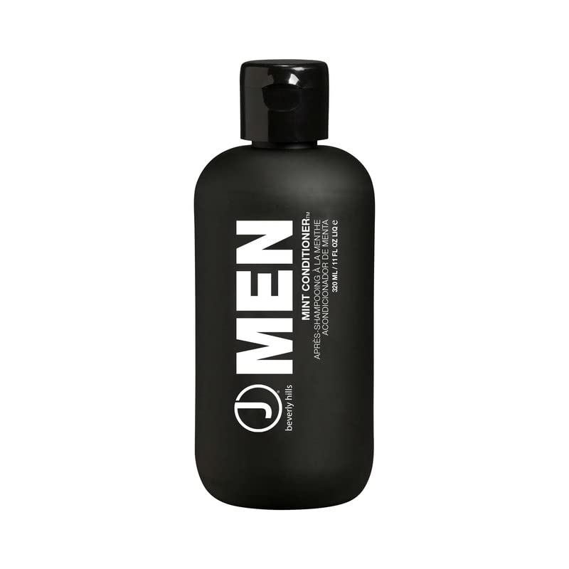 J Beverly Hills Men's Mint Conditioner with Avocado Oil for Moisture and Strength, 11 Oz