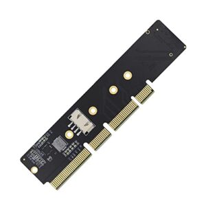 NFHK NGFF M.2 M-Key NVME AHCI SSD to PCI-E 3.0 16X 8X 4X Power Adapter Low Profile Height 3cm for 110mm 80mm SSD 1U Server