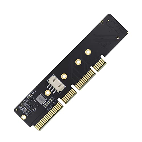 NFHK NGFF M.2 M-Key NVME AHCI SSD to PCI-E 3.0 16X 8X 4X Power Adapter Low Profile Height 3cm for 110mm 80mm SSD 1U Server