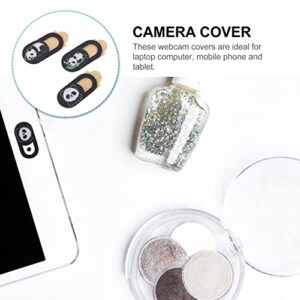 SOLUSTRE Computer Stickers Lens Privacy Cover 3 Pcs Computer Laptop Camera Blocker Computer Camera lid Smartphone Webcam Sticker Webcam Cover Cartoon Laptop Camera Cover Pc Camera