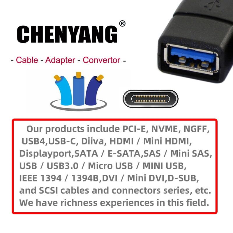 chenyang M.2 NVME to PCIe 3.0/4.0 X16 Adapter NVME/AHCI SSD to PCI Express Expansion Card Adapter with Extra SATA Power Output