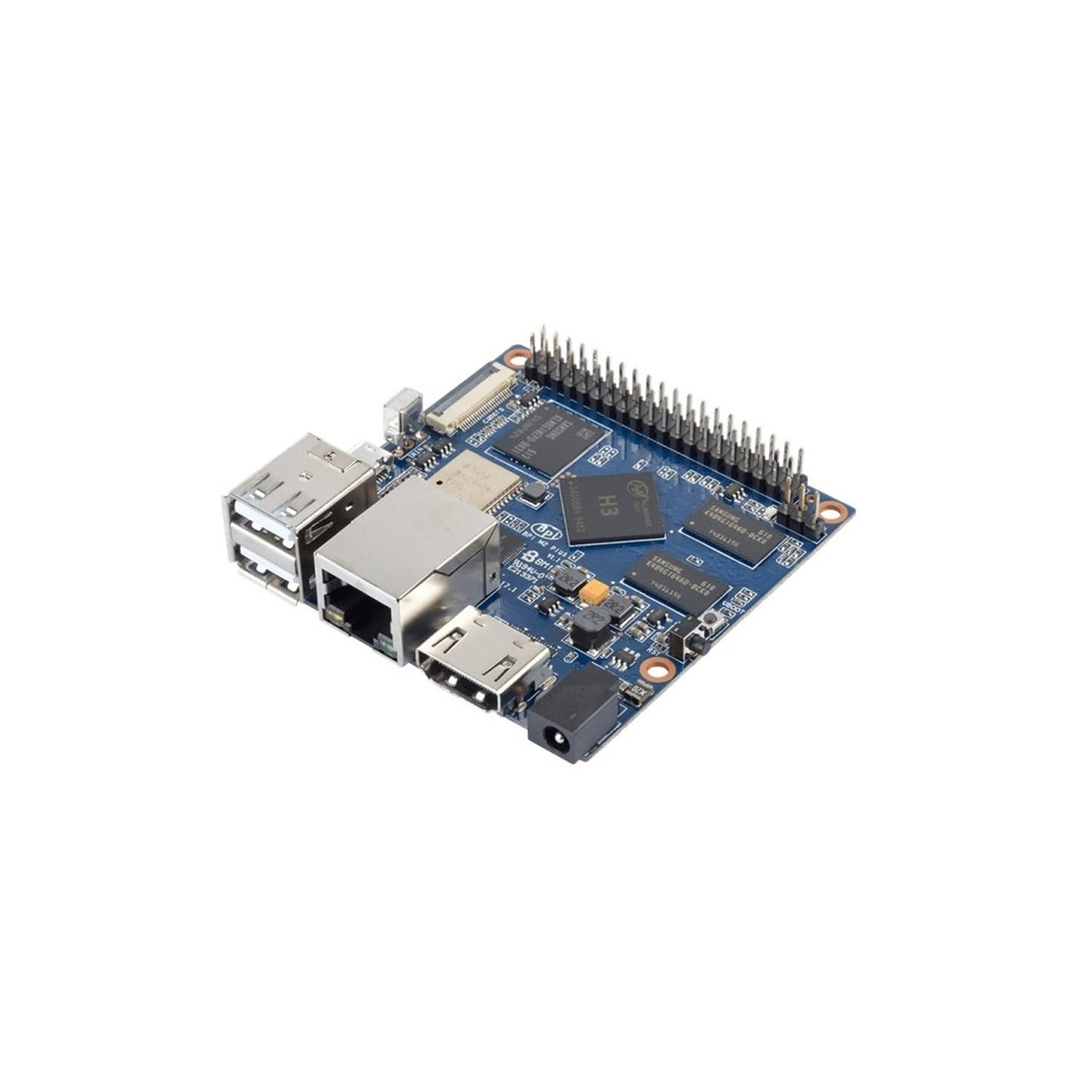 WayPonDEV Banana PI BPI M2+ (M2 Plus) Allwinner H3 Quad Core 1GB Single Board Computer Supports Raspbian and Android, Ubuntu Linux